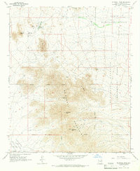 McDowell Peak 1965 topographic map thumbnail