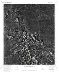McDowell Peak 1971 topographic map thumbnail
