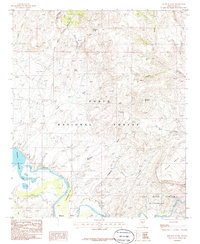 Meddler Wash 1986 topographic map thumbnail