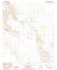Menagers Lake 1988 topographic map thumbnail