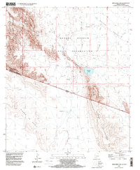Menagers Lake 1996 topographic map thumbnail