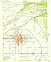 Mesa 1952 topographic map thumbnail