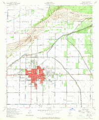 Mesa 1952 topographic map thumbnail