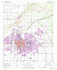 Mesa 1972 topographic map thumbnail