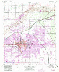 Mesa 1952 topographic map thumbnail