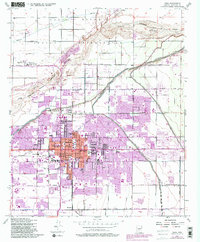 Mesa 1952 topographic map thumbnail