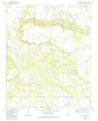 Mesa Parada NW 1971 topographic map thumbnail
