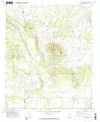 Mesa Redonda 1971 topographic map thumbnail