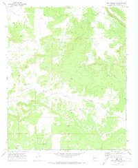 Mesa Redonda NW 1971 topographic map thumbnail