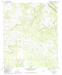 Mesa Redonda NW 1971 topographic map thumbnail