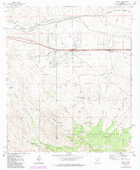 Mescal 1973 topographic map thumbnail