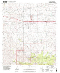 Mescal 1996 topographic map thumbnail