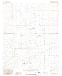 Mesquite Jim Well 1986 topographic map thumbnail