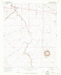 Meteor Crater 1968 topographic map thumbnail