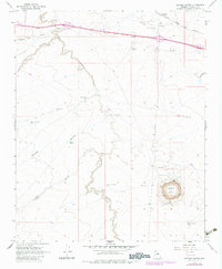 Meteor Crater 1968 topographic map thumbnail