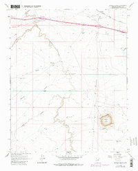 Meteor Crater 1968 topographic map thumbnail