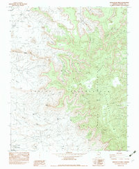 Mexican Cry Mesa 1982 topographic map thumbnail