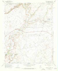 Mexican Water 1968 topographic map thumbnail