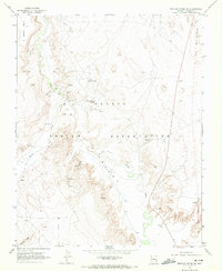 Mexican Water SW 1968 topographic map thumbnail