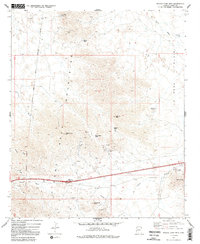 Middle Camp Mtn. 1971 topographic map thumbnail