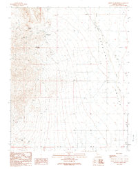 Middle Water Spring 1989 topographic map thumbnail