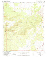 Milkweed Canyon SE 1967 topographic map thumbnail