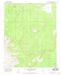 Milkweed Canyon SW 1967 topographic map thumbnail