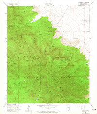 Miller Peak 1958 topographic map thumbnail
