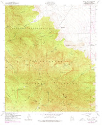 Miller Peak 1958 topographic map thumbnail