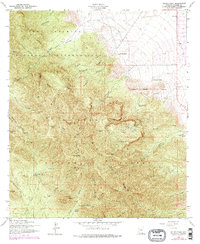 Miller Peak 1958 topographic map thumbnail