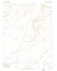 Mitten Peak 1972 topographic map thumbnail