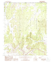 Moccasin 1988 topographic map thumbnail