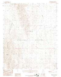 Mohave Mine 1986 topographic map thumbnail