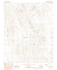 Mohave Mine 1989 topographic map thumbnail
