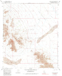 Mohawk Mts SE 1965 topographic map thumbnail