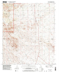 Monk Draw 1996 topographic map thumbnail
