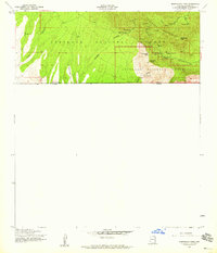 Montezuma Pass 1958 topographic map thumbnail