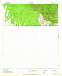 Montezuma Pass 1958 topographic map thumbnail