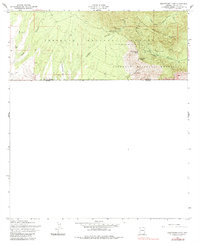 Montezuma Pass 1958 topographic map thumbnail