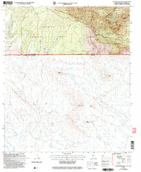 Montezuma Pass 2004 topographic map thumbnail