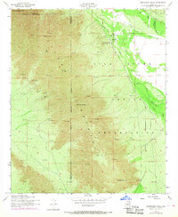 Montezuma Peak 1952 topographic map thumbnail