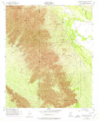 Montezuma Peak 1952 topographic map thumbnail