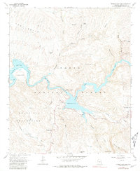 Mormon Flat Dam 1964 topographic map thumbnail