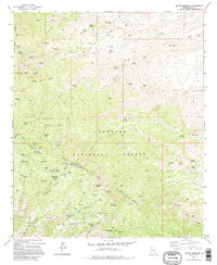 Mount Bigelow 1981 topographic map thumbnail