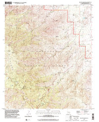 Mount Graham 1996 topographic map thumbnail