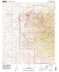 Mount Hopkins 1996 topographic map thumbnail