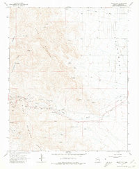 Mount Nutt 1967 topographic map thumbnail