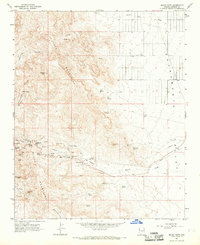 Mount Nutt 1967 topographic map thumbnail