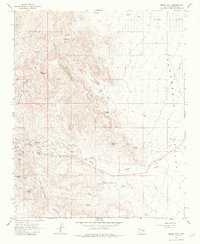 Mount Nutt 1967 topographic map thumbnail