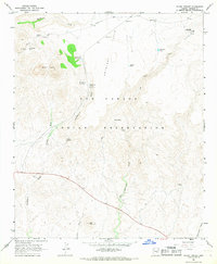 Mount Triplet 1966 topographic map thumbnail